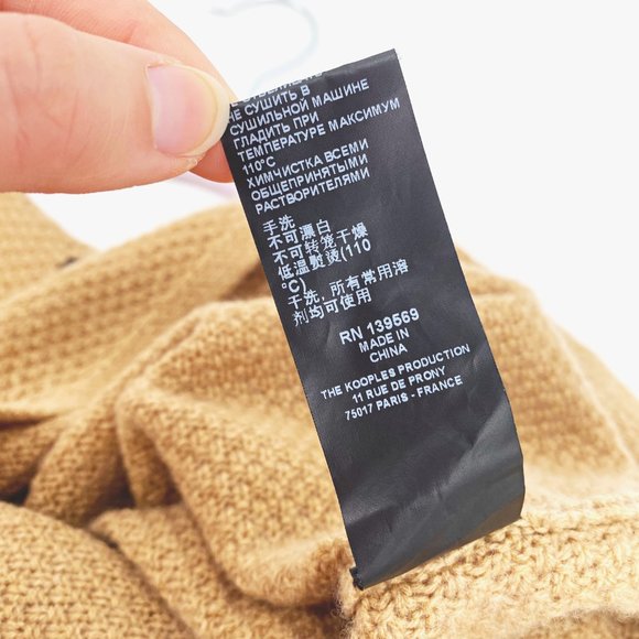 The Kooples Oversized Cashmere Sweater - Picture 9 of 11